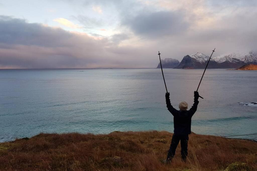 Lofoten- Enjoy The Nature-With A Beautiful Beach Napp Extérieur photo